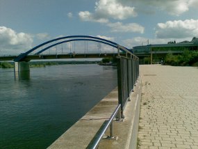 Grenzbrücke in Frankfurt/Oder.